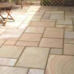 Sandstone patio in wicklow town