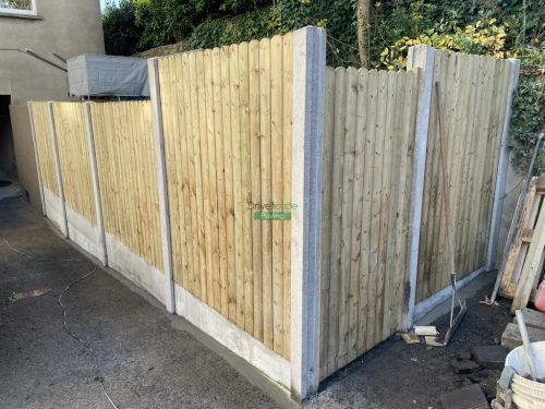 Wooden Fencing in County Wicklow